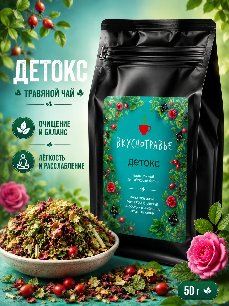 Чай травяной Детокс 50 г